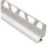 Schluter - DILEX-AHKA Profilé à gorge avec un radius de 3/8" - aluminium anodisé nickel mat 5/16" (8 mm) x 8' 2-1/2"