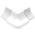 Schluter - DILEX-HKW Coin extérieur 90° avec un radius de 11/16" (18 mm) - plastique PVC blanc éclatant