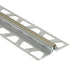 Schluter - DILEX-AKWS Profilé de joint de surface avec zone de mouvement de PVC 1/4" - aluminium gris 5/16" (8 mm) x 8' 2-1/2"