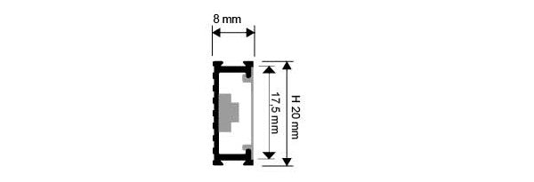 Progress Profiles - Alimentateur LED AC/DC Prolistel LED 75W 12V 49' 2-9/16"