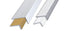 Progress Profiles - Moulure de protection de coin extérieur en "L" aluminium anodisé or 3/8" (10 mm) x 19/32" x 6' 6-3/4"