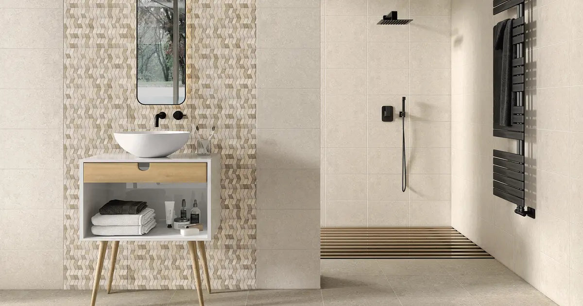 Centura - FREESTONE - Ceramic Tile - GREY 12 in x 24 in x 7.8 mm