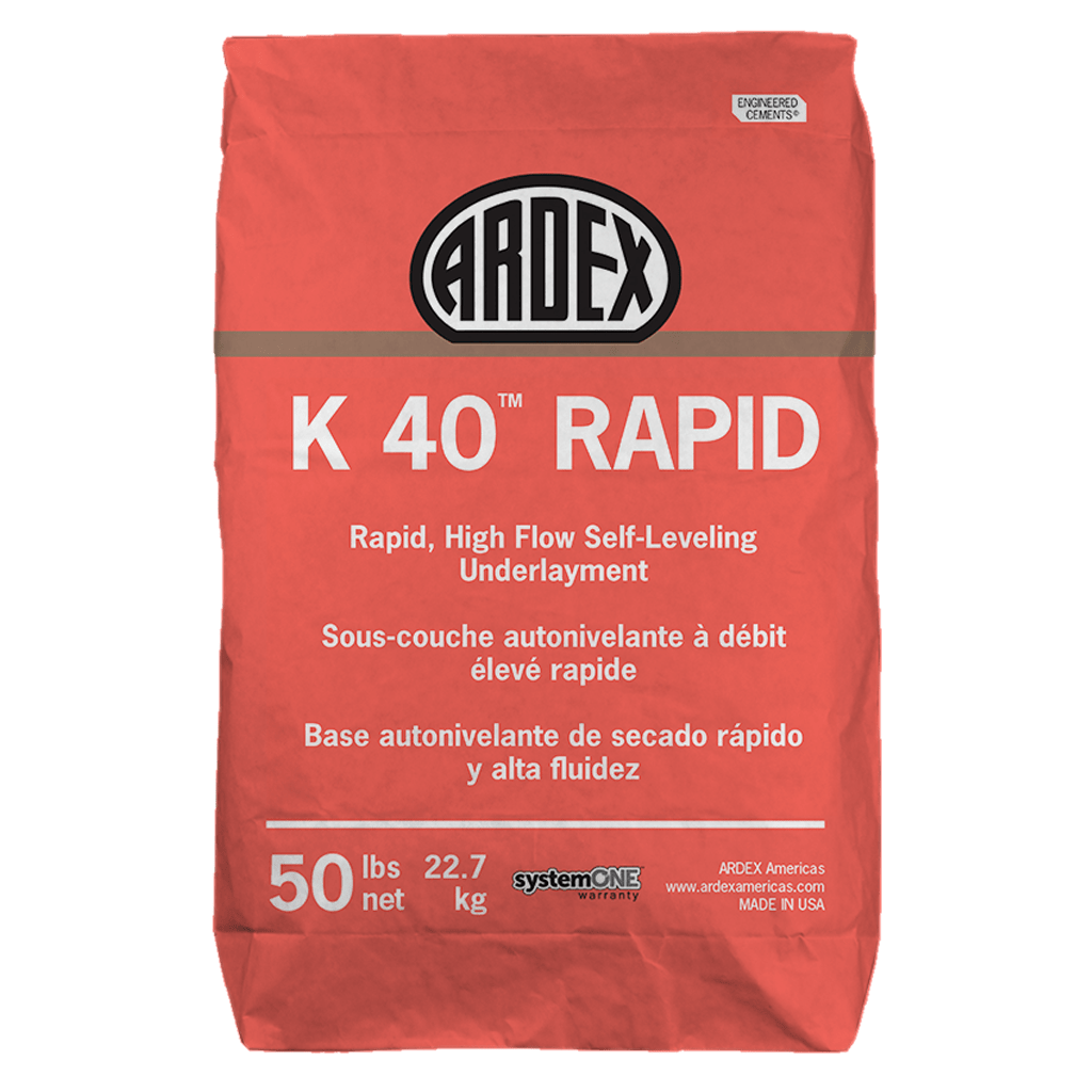 Ardex - K 40 RAPID High Flow Self-Leveling Underlayment, Gray - 50 lb ||37404