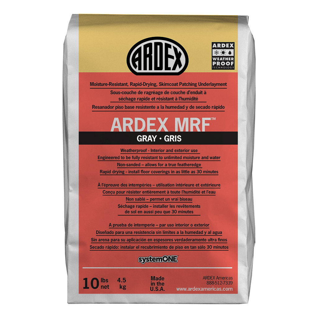 Ardex - MRF Moisture Resistant, Fast Drying Patching Underlayment, Gray - 10 lb ||30490