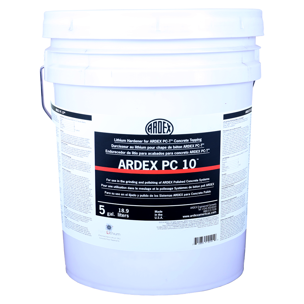 Ardex - PC 10 Lithium Hardener for Concrete Screed - 5 gal ||12897