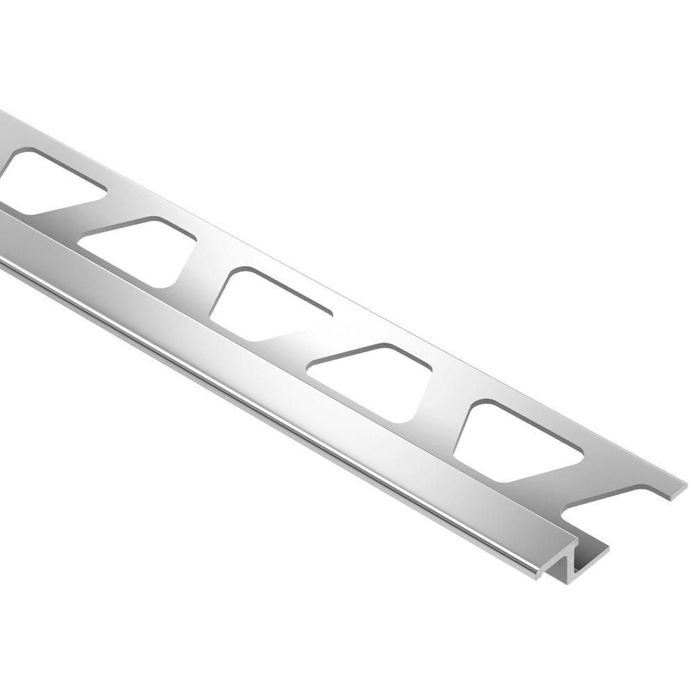 Schluter - RENO-TK Profilé réducteur - aluminium anodisé chrome brillant 1/4" (6 mm) x 8' 2-1/2"