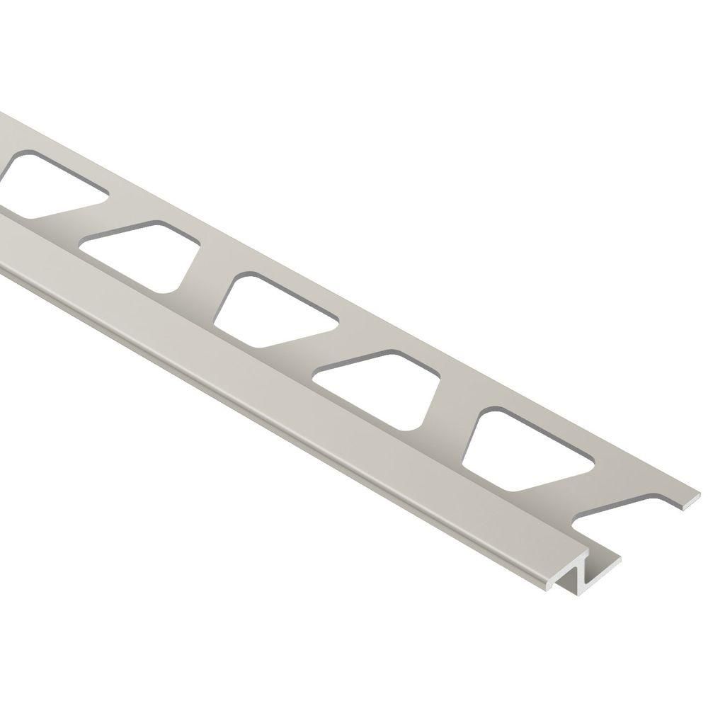 Schluter - RENO-TK Profilé réducteur - aluminium anodisé nickel mat 1/4" (6 mm) x 8' 2-1/2"