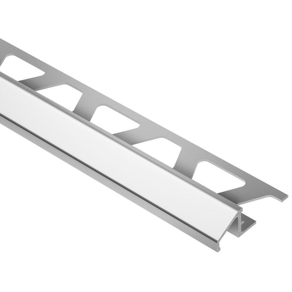 Schluter - RENO-U Profilé réducteur - aluminium anodisé chrome brillant 3/8" (10 mm) x 8' 2-1/2"