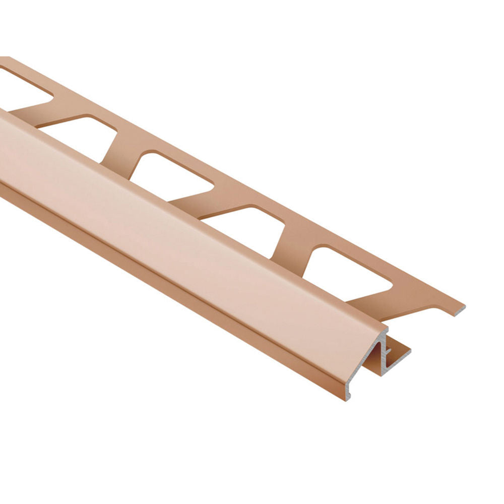 Schluter - RENO-U Profilé réducteur - aluminium anodisé cuivre mat 3/8" (10 mm) x 8' 2-1/2"