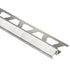 Schluter - RENO-U Profilé réducteur - aluminium anodisé nickel brossé 3/8" (10 mm) x 8' 2-1/2"