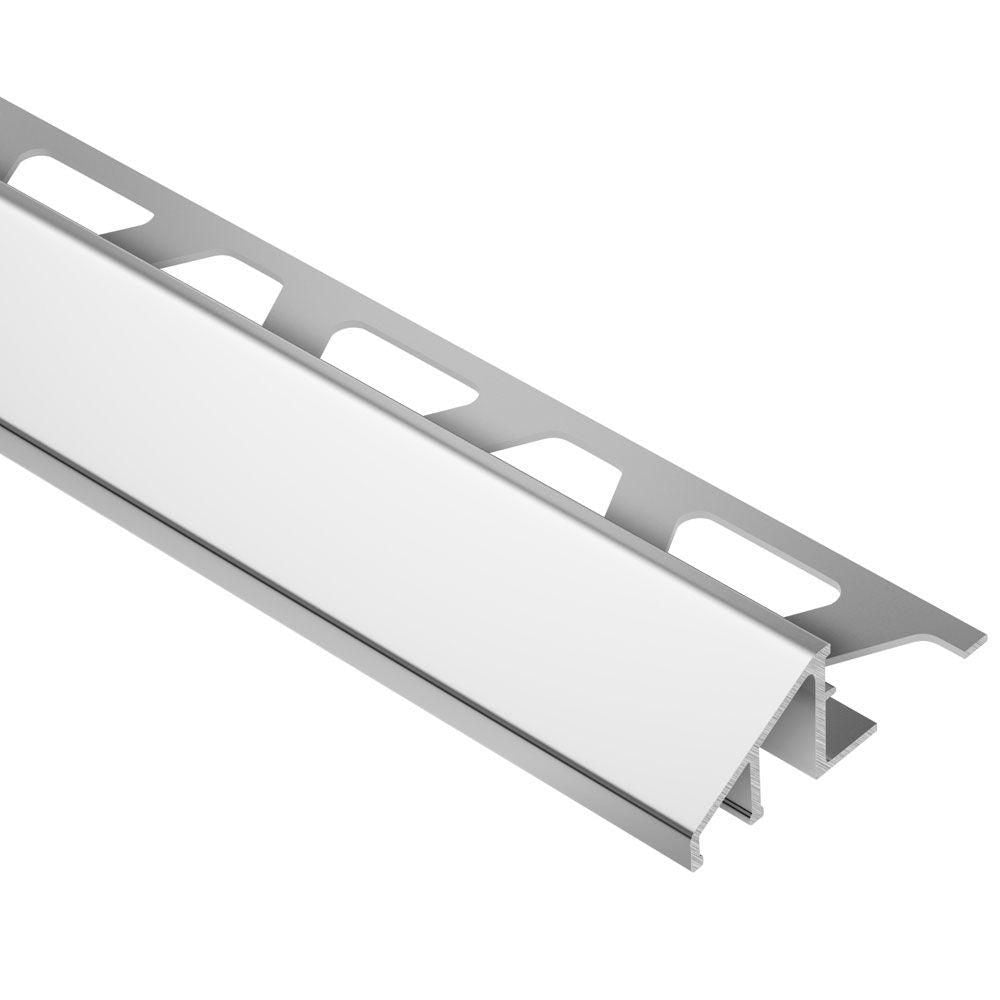 Schluter - RENO-U Profilé réducteur - aluminium anodisé chrome brillant 1/2" (12.5 mm) x 8' 2-1/2"