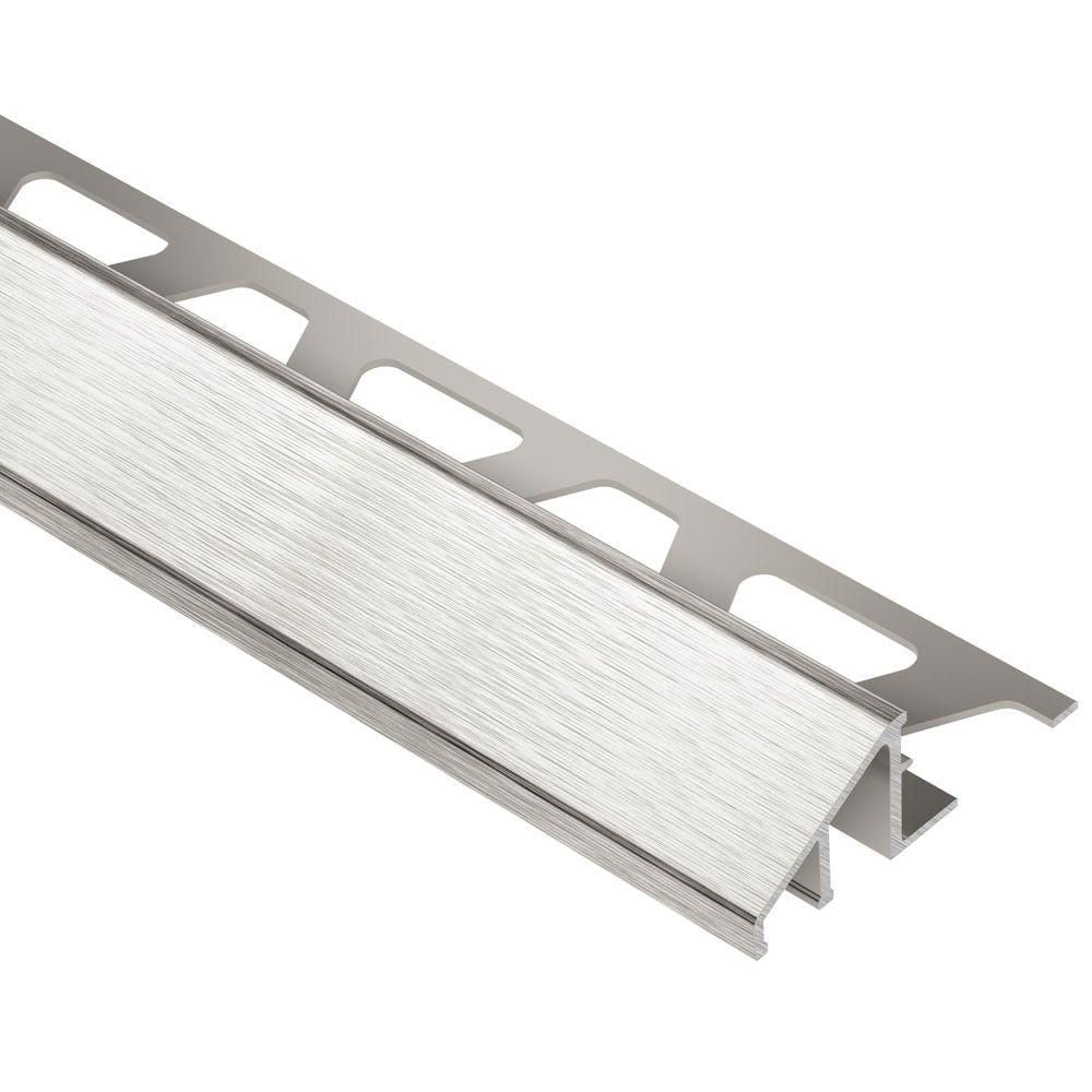 Schluter - RENO-U Profilé réducteur - aluminium anodisé nickel brossé 1/2" (12.5 mm) x 8' 2-1/2"