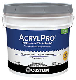 Custom Building Products - Adhésif à carreaux AcrylPro 1 gal