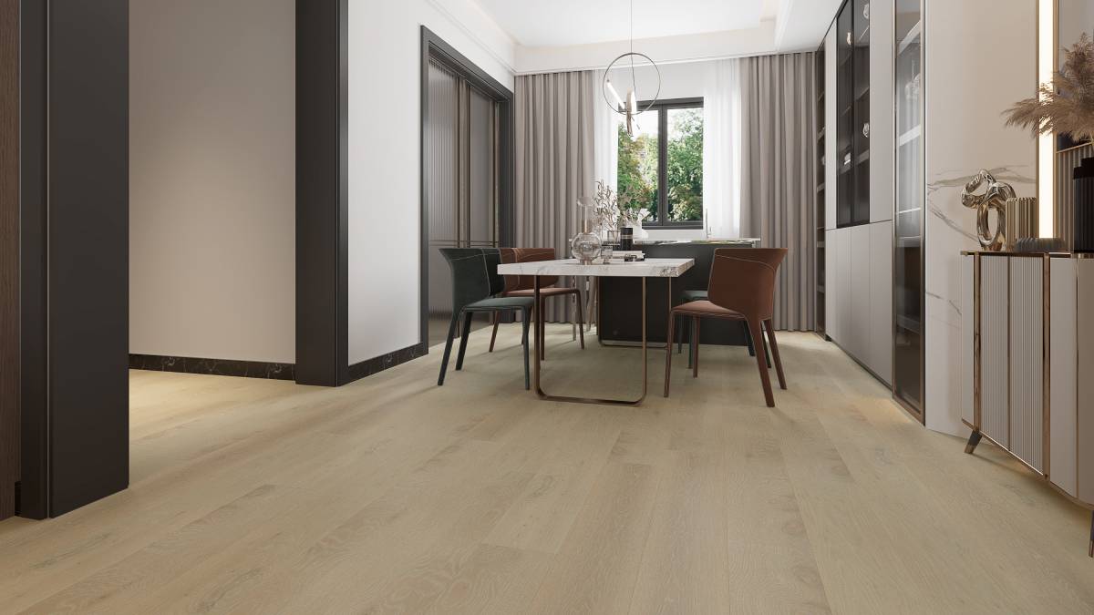 Vidar - Collection 7 - Wheat Berry - Plancher de bois d'ingénierie en chêne blanc américain, grade Select (ABC) - 7-1/2" x 3/4"