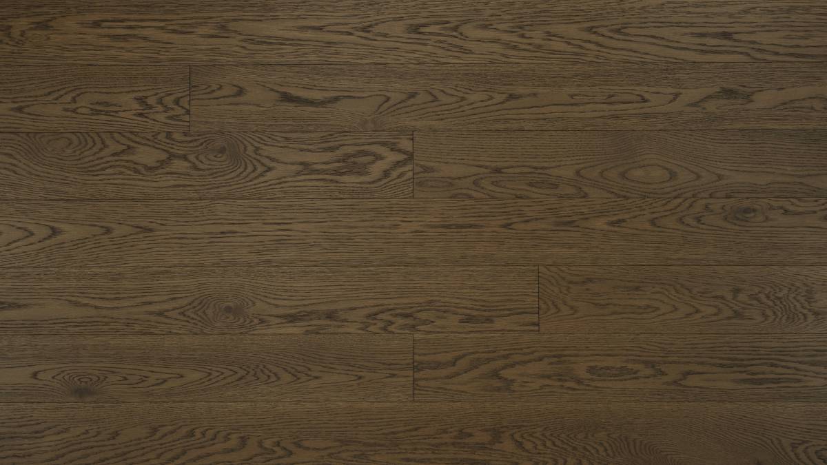 Vidar - Click - Camel - Plancher de bois d'ingénierie à clic en chêne blanc américain, grade Character (ABCD) - 5" x 1/2"