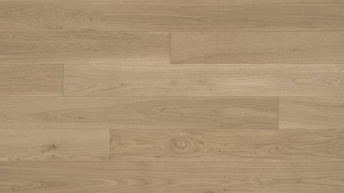 Vidar - Click - Macaroon - Plancher de bois d'ingénierie à clic en chêne blanc américain, grade Select (ABC) - 5" x 1/2"