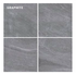 ProSolutions - Plancher de céramique Ecostone Alpi Graphite 60 cm x 60 cm