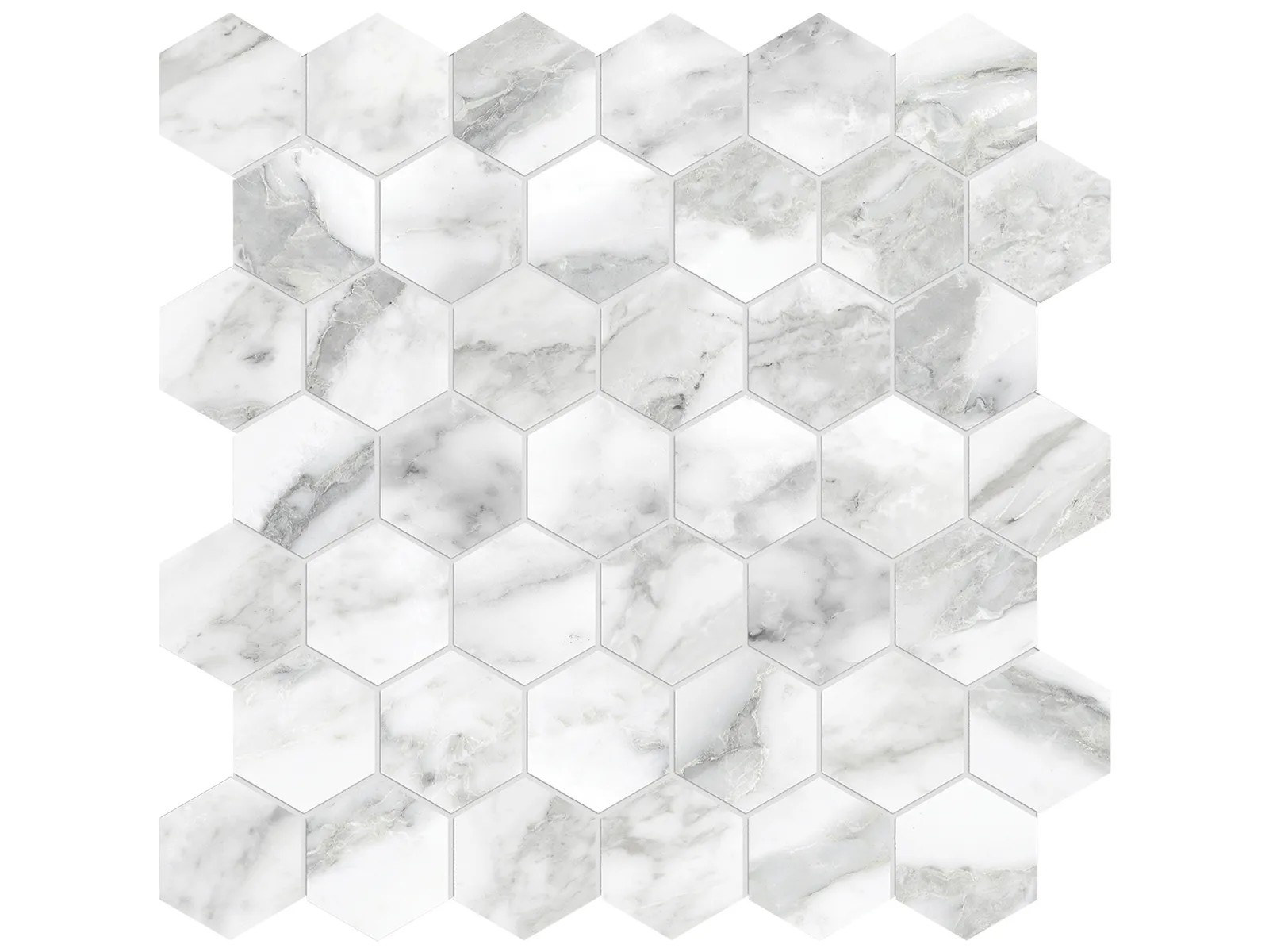 Anatolia - Céramique mosaïque La Marca Arabescato Poli 12" x 12"  (vendu au pi²)