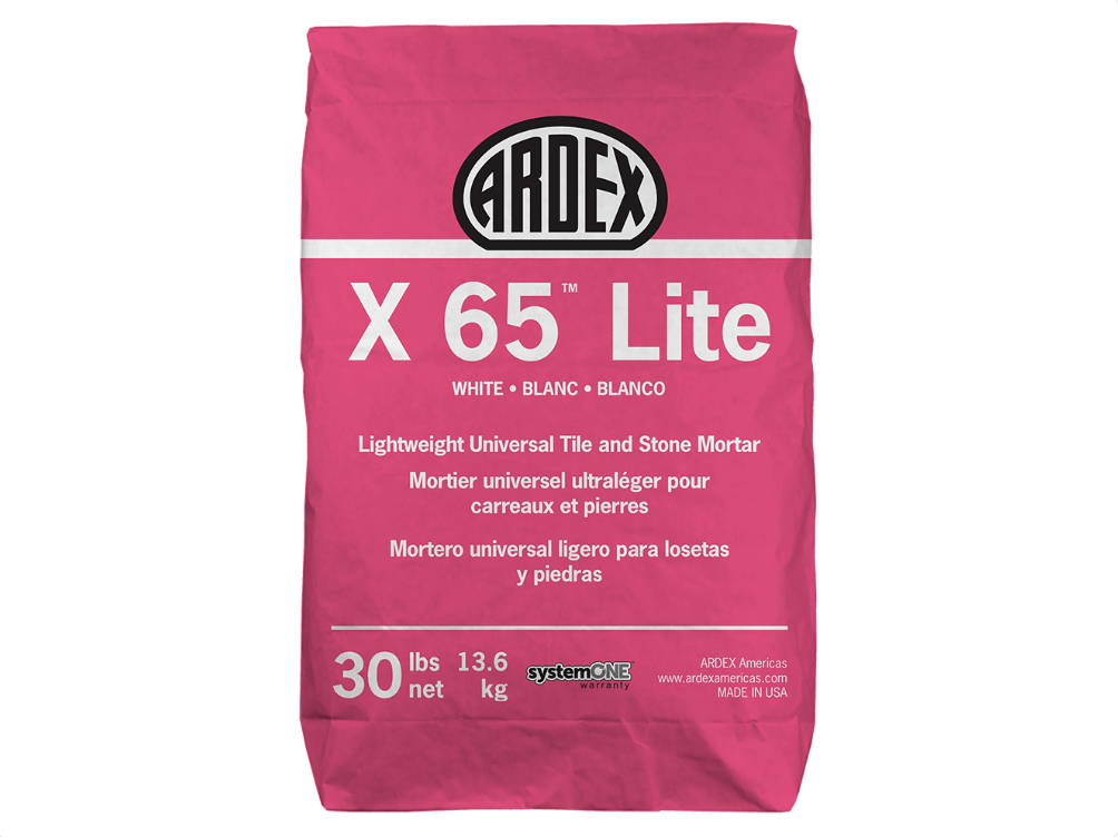 Ardex X 65 Lite - Blanc 30 lb - Mortier à céramique ||40800