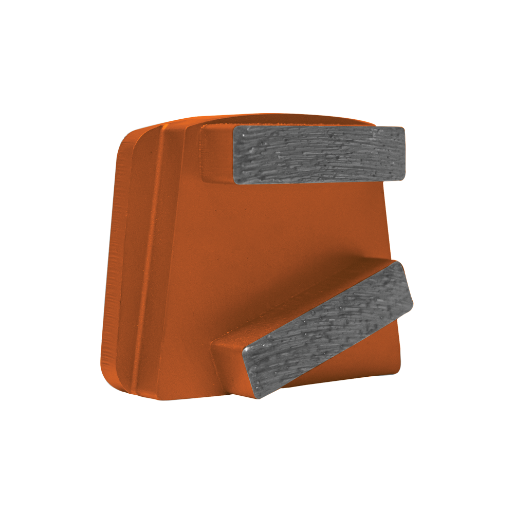 PHX - Meule Extra-Hard avec 2 segments rectangulaires diamantés grain 16 for PHX12 (paquet de 4)