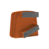PHX - Meule Extra-Hard avec 2 segments rectangulaires diamantés grain 16 for PHX12 (paquet de 4)