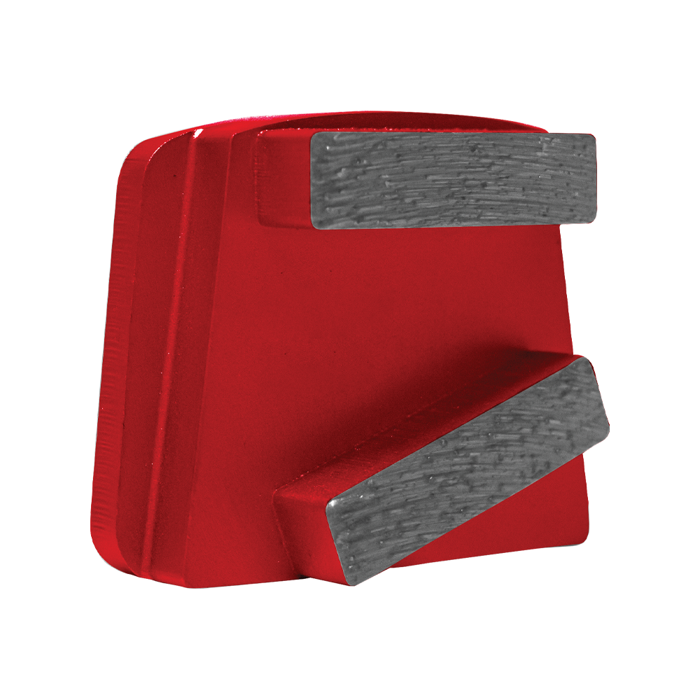 PHX - Meule Extra-Soft avec 2 segments rectangulaires diamantés grain 16 for PHX12 (paquet de 4)