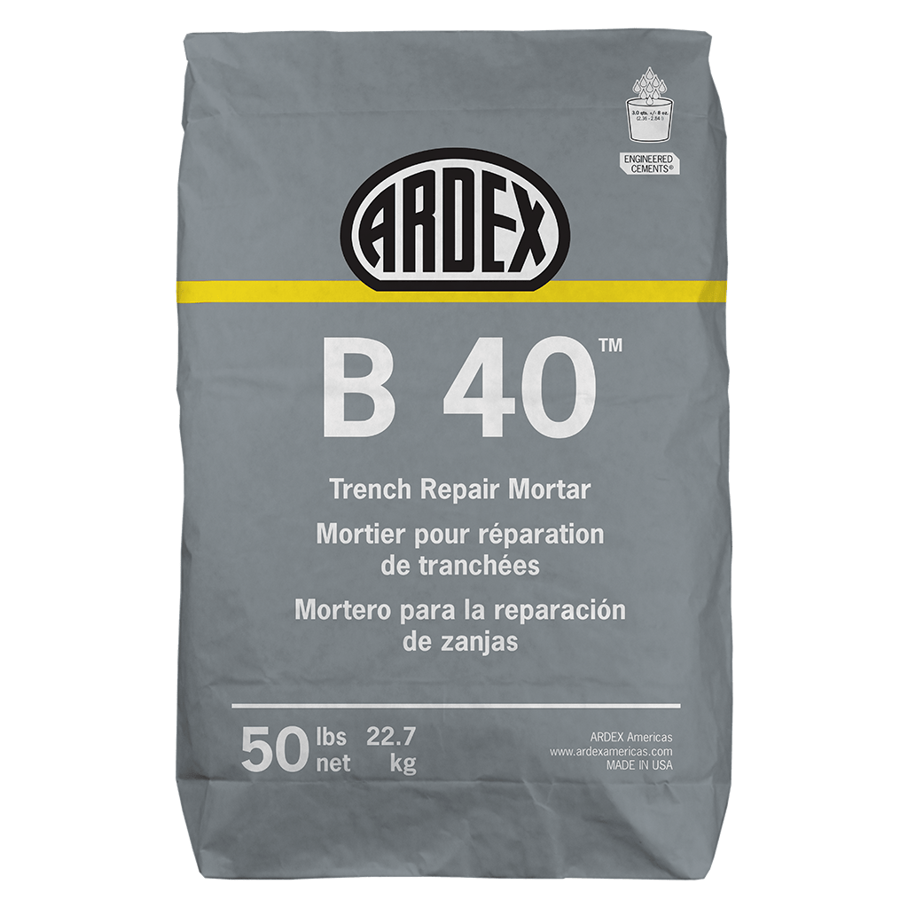 Ardex - Mortier réparateur pour béton B 40 gris 22.7 kg