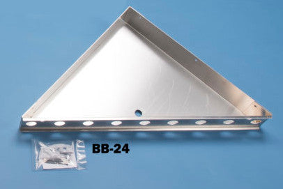 Innovis Corp - Banc de douche triangulaire - 3" x 17" x 17" x 24"