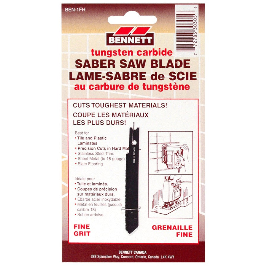 Bennett - Lame Scie Sauteuse Tungstene Pour Ceram