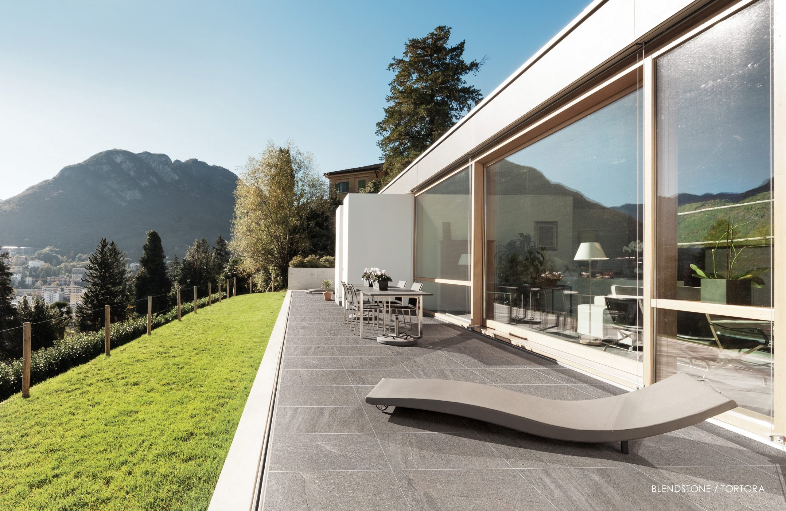 Enmon Blendstone Tortora — dalle de patio en porcelaine 20 mm