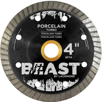 Lackmond - Lame de scie turbo diamantée pour la série BPT BEAST - 4" x 7/8" - 5/8" x 0.050"