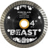 Lackmond - Lame de scie turbo diamantée pour la série BPT BEAST - 4" x 7/8" - 5/8" x 0.050"