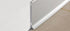 Progress Profiles - Base murale Skirting 80 aluminium anodisé argent 3-5/32" (80 mm) x 3/8" x 6' 6-3/4"