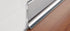 Progress Profiles - Base murale Skirting 80 avec adhésif acier inoxydable poli 3-5/32" (80 mm) x 7/16" x 6' 6-3/4"