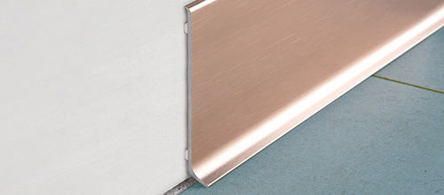 Progress Profiles - Base murale Skirting 40 aluminium argent brossé 1-9/16" (40 mm) x 15/32" x 6' 6-3/4"