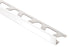 Schluter - JOLLY Profilé de bordure de mur - Plastique PVC blanc éclatant 1/2" (12.5 mm) x 10'