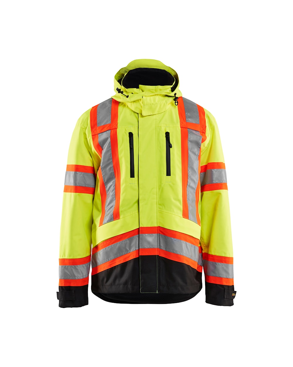 Blaklader - Manteau coquille haute visibilité #3399 Jaune/Noir M