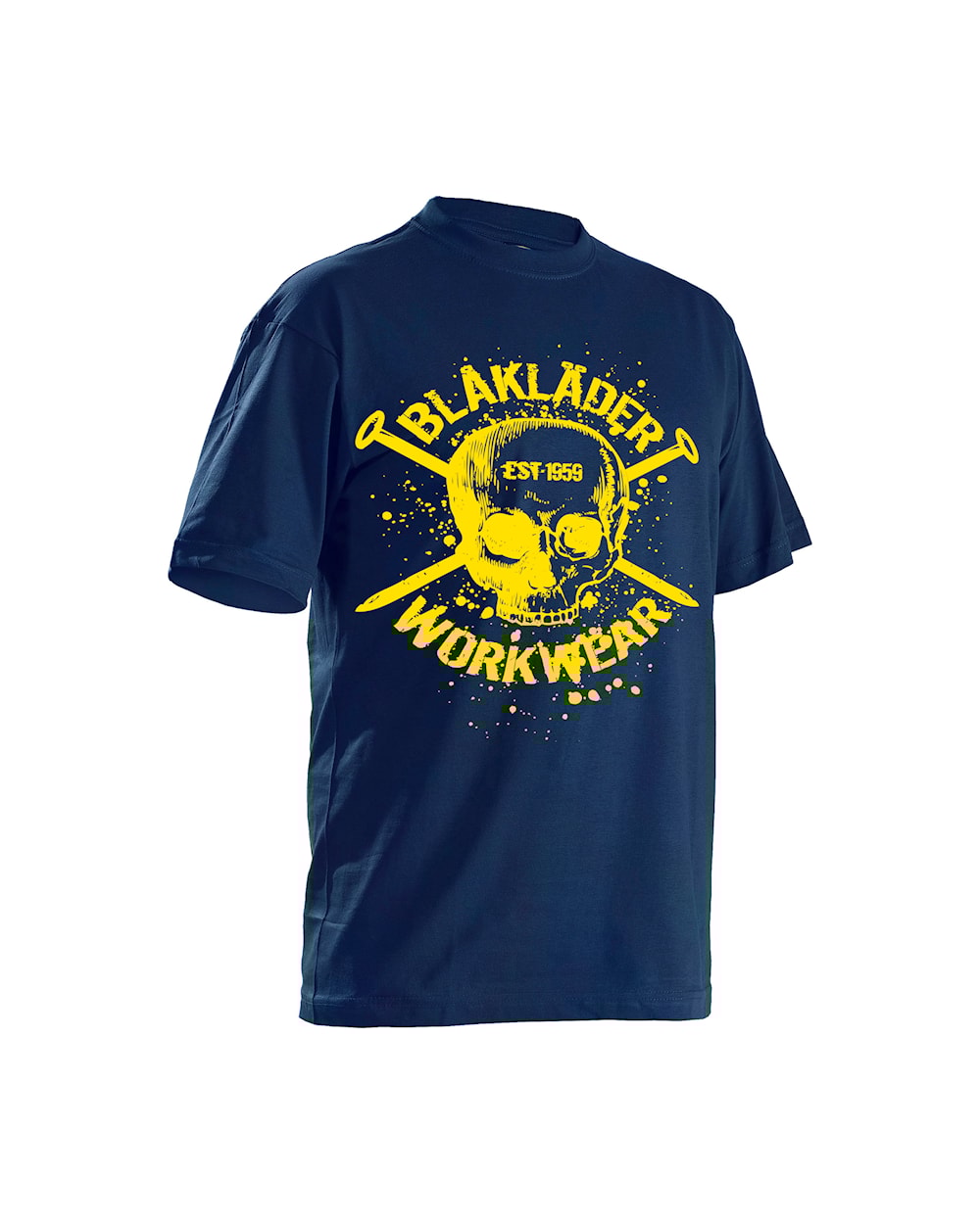 Blaklader - T-Shirt avec imprimé de crâne #8800 Marine 2XL