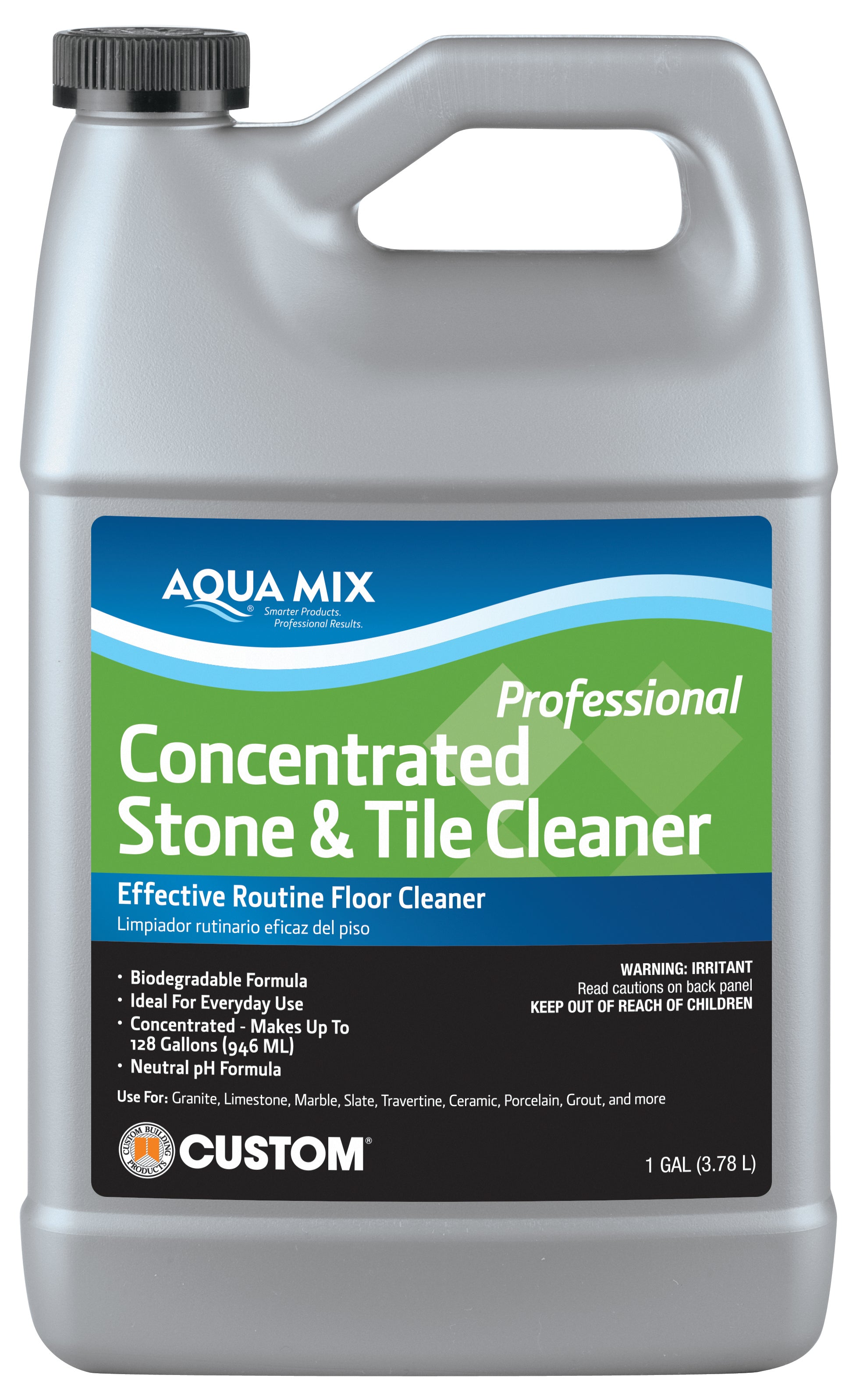 Aqua Mix - Nettoyant concentré pour pierres et carreaux 1 gal
