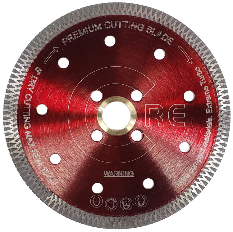 Core Abrasives - Lame à mailles Extreme turbo pour la porcelaine 5"