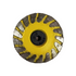 Core Abrasives - Mini-lame diamantées Turbo segmentées montées sur un adaptateur fileté 5/8"-11 CAMT pour meuleuse 1-3/16"