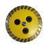 Core Abrasives - Mini-lame diamantées Turbo segmentées montées sur un adaptateur fileté 5/8"-11 CAMT pour meuleuse 1-31/32"
