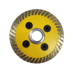 Core Abrasives - Mini-lame diamantées Turbo segmentées montées sur un adaptateur fileté 5/8"-11 CAMT pour meuleuse 3-17/32"