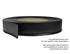 M-D PRO - Base murale en rouleau Caoutchouc #052 Black Brown 4" x 120'