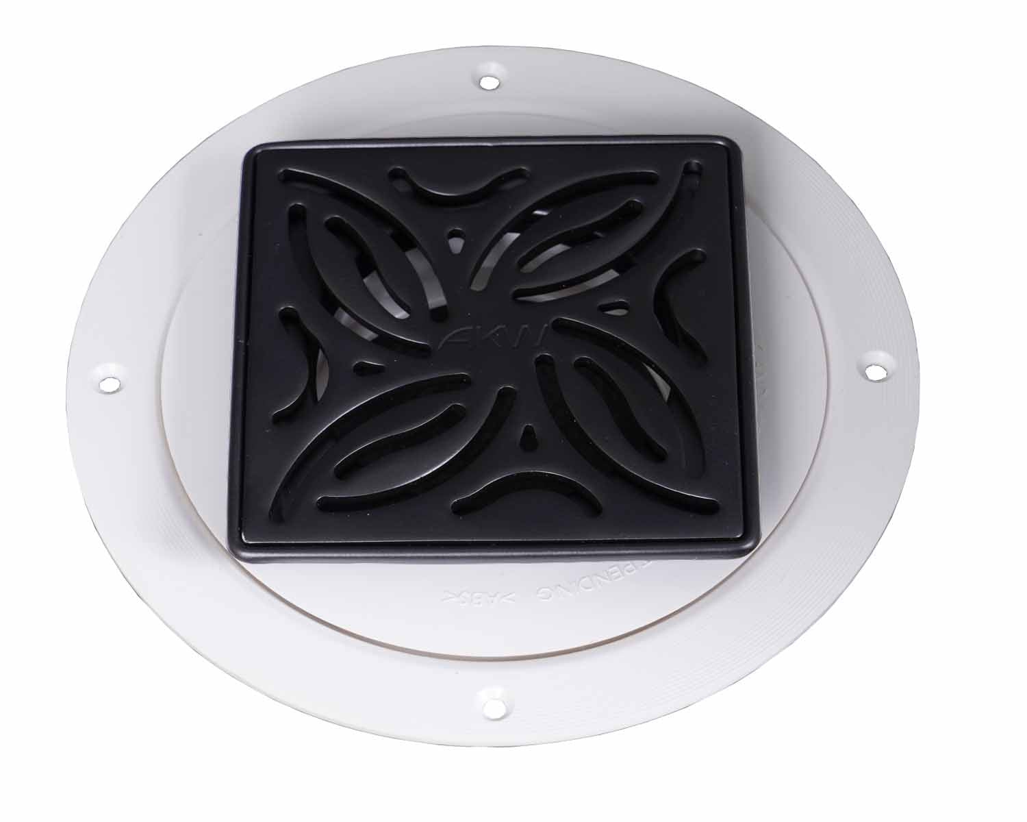 ARC - TrueDEK Classic Patron de drain pour tuile de céramique - Noir Mat