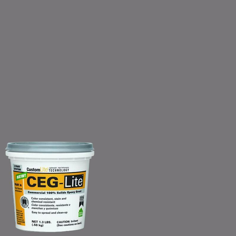 Custom Building Products - Coulis commercial époxy 100% solides partie A Ceg-Lite #19 Pewter 1.3 lb