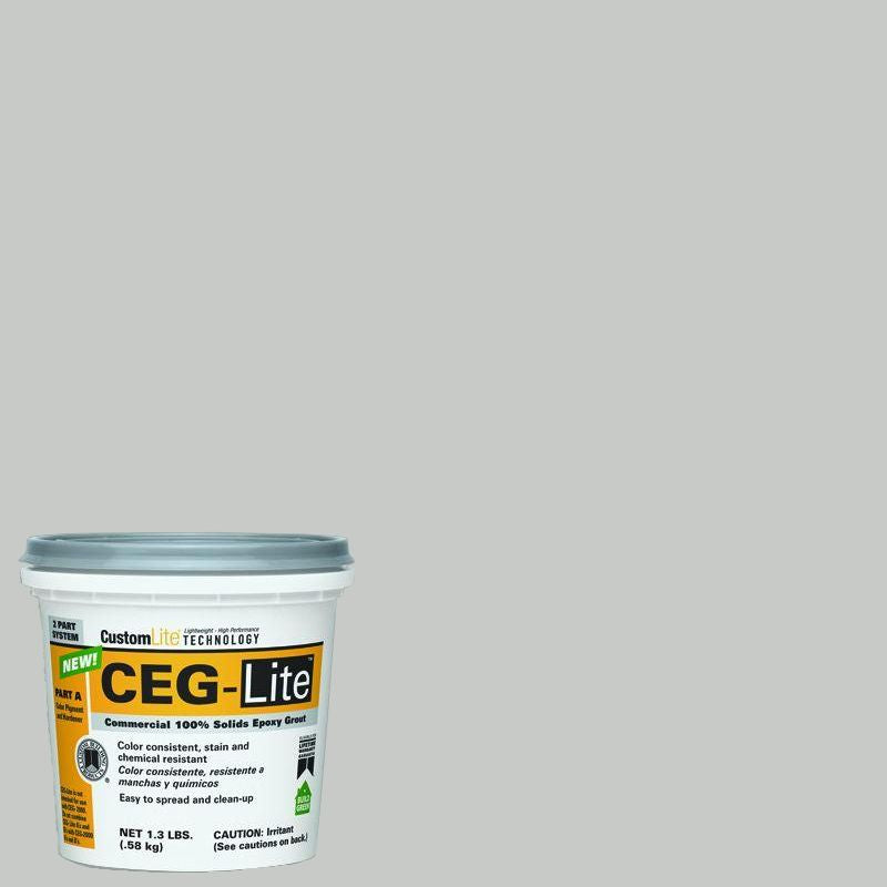 Custom Building Products - Coulis commercial époxy 100% solides partie A Ceg-Lite #544 Rolling Fog 1.3 lb