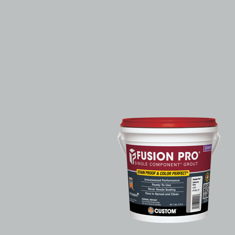 Custom Building Products - Coulis avec sable monocomposé Fusion Pro #115 Platinum 3.78 L