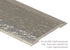 M-D PRO - Couvre-joint en aluminium, Bronze foncé martelé 1 1/4" x 12'