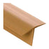 M-D PRO - Moulure de couvert en vinyle, noir 3/4" x 1 1/4" x 12'